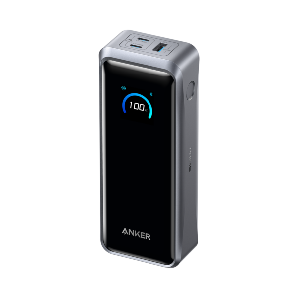 Anker Prime 300W Power Bank – 26,250mAh Laptop Portable Charger with Dual 140W USB-C Ports, 250W Rapid Recharge, Smart Digital Display, Flight-Ready External Battery for MacBook Pro, iPhone 17/16, Samsung (Model A110A)