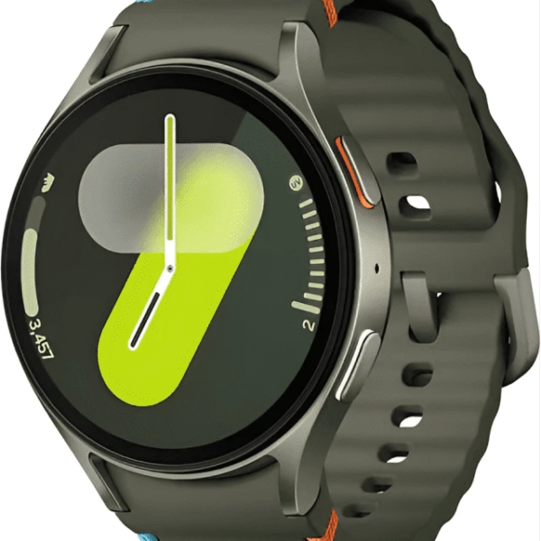 Samsung Galaxy Watch 7 44m, 44mm AMOLED Always-On display, 450 x 450 Pixels For Sharp Visuals, Works With Android 8.0 or Later And Limited Functionality On iOS, 361mAh Battery Providing Up To 40 Hours Of Typical Usage.