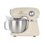 Geepas 5-Speed Kitchen Stand Mixer with 5L Stainless Steel Bowl (Cream)