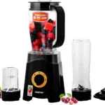 Geepas 3-in-1 Countertop & Travel Blender System — GSB44033 (Black)
