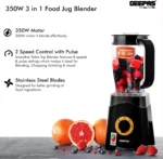 Geepas 3-in-1 Countertop & Travel Blender System — GSB44033 (Black) - Image 5