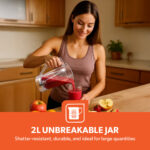 Geepas 2000W High-Power Professional Blender (GSB44037) - Image 4