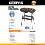 Geepas 2000W Electric Barbecue Grill (GBG5480) - Image 6
