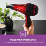 Geepas 2000W Professional Ionic Hair Dryer (GHD86018) - Image 4