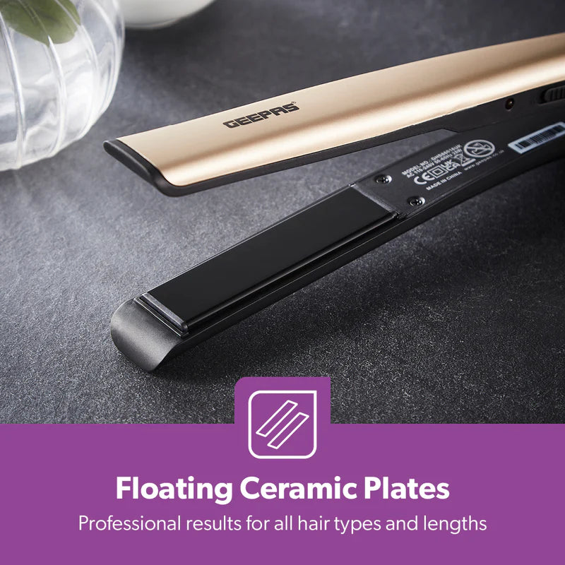 Geepas 28W Ceramic Hair Straightener (GHS86016) - Image 5