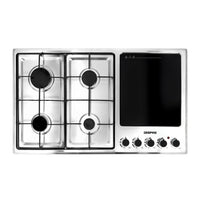 Geepas GGC31036 Built-In Hybrid Gas & Electric Hob