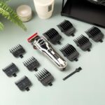 Geepas Waterproof Rechargeable Hair and Beard Trimmer (GTR57510-Silver) - Image 3