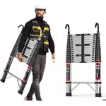 Geepas 3.2m Aluminium Telescopic Ladder GT59047 - Image 3