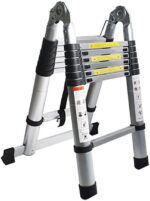 Geepas 3.2m Aluminium Telescopic Ladder GT59047 - Image 5