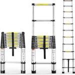 Geepas 3.2m Aluminium Telescopic Ladder GT59047 - Image 6