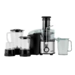 Geepas 4-in-1 Stainless Steel Blender & Juice Extractor (GSB44016)