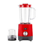 Geepas 2-in-1 600W Blender & Grinder (1.8L) — GSB 5485 (Red)