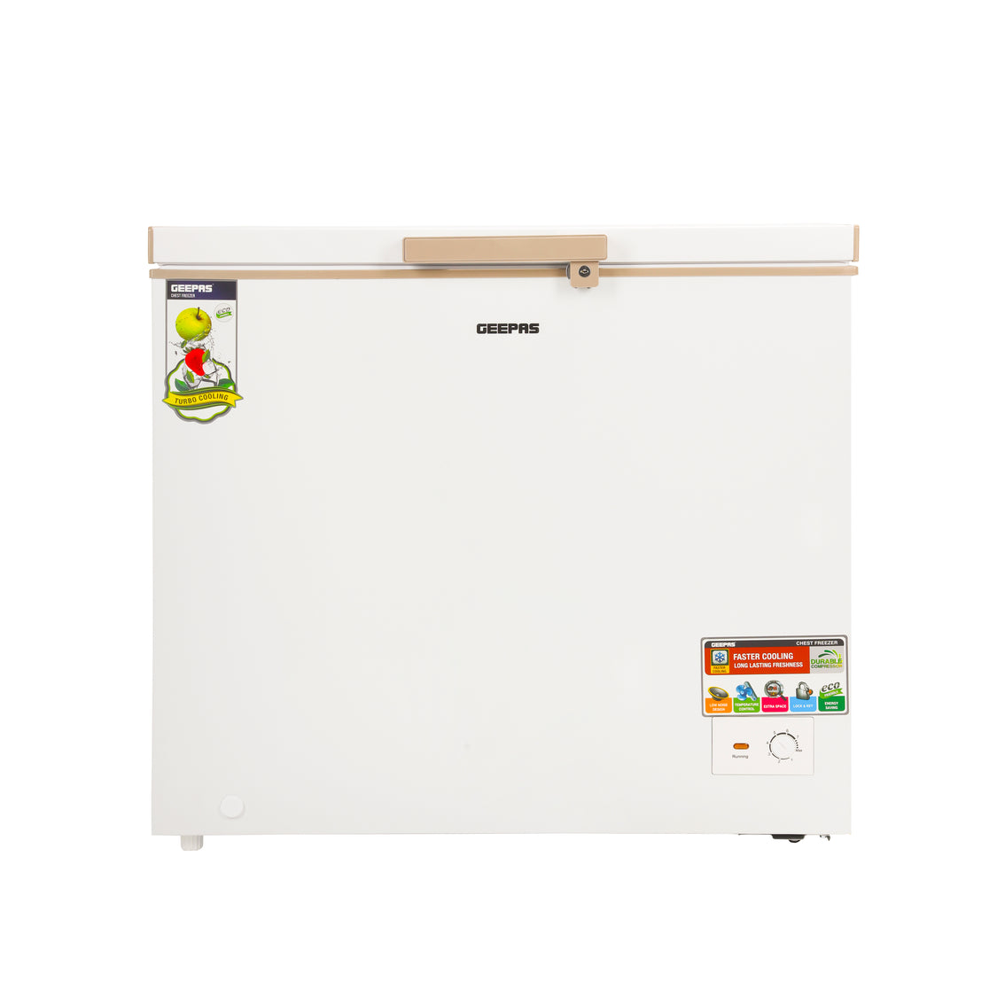 GCF2506WAH_1_copy_fbb381b4-9de5-4d98-8ba7-4ec1c0e9db73 Geepas 250L High-Efficiency Chest Freezer (GCF2506WAH) - Image 1
