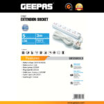 Geepas 5-Way Extension Socket 3M (GES58013) - Image 6