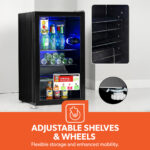 Geepas Showcase Chiller Display Fridge (GSC1223) - Image 4